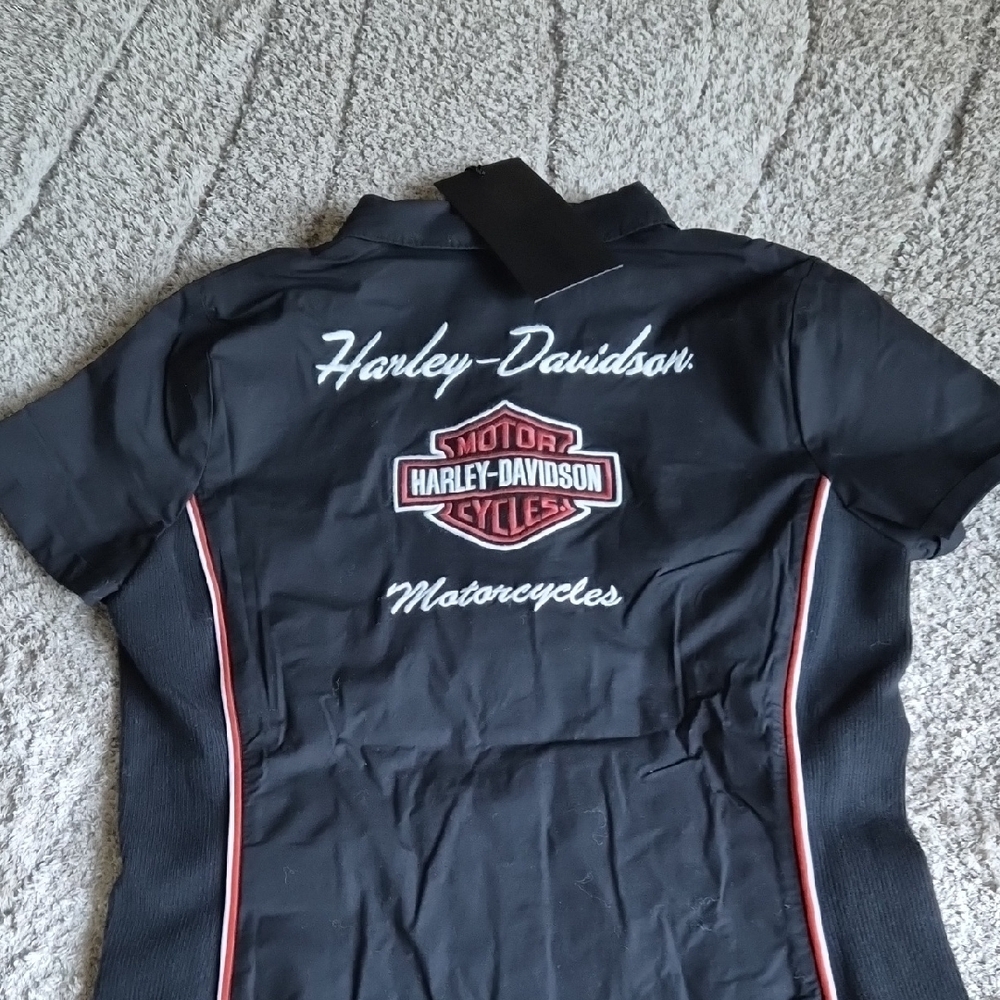 Harley-Davidson Black Button Down Shirt